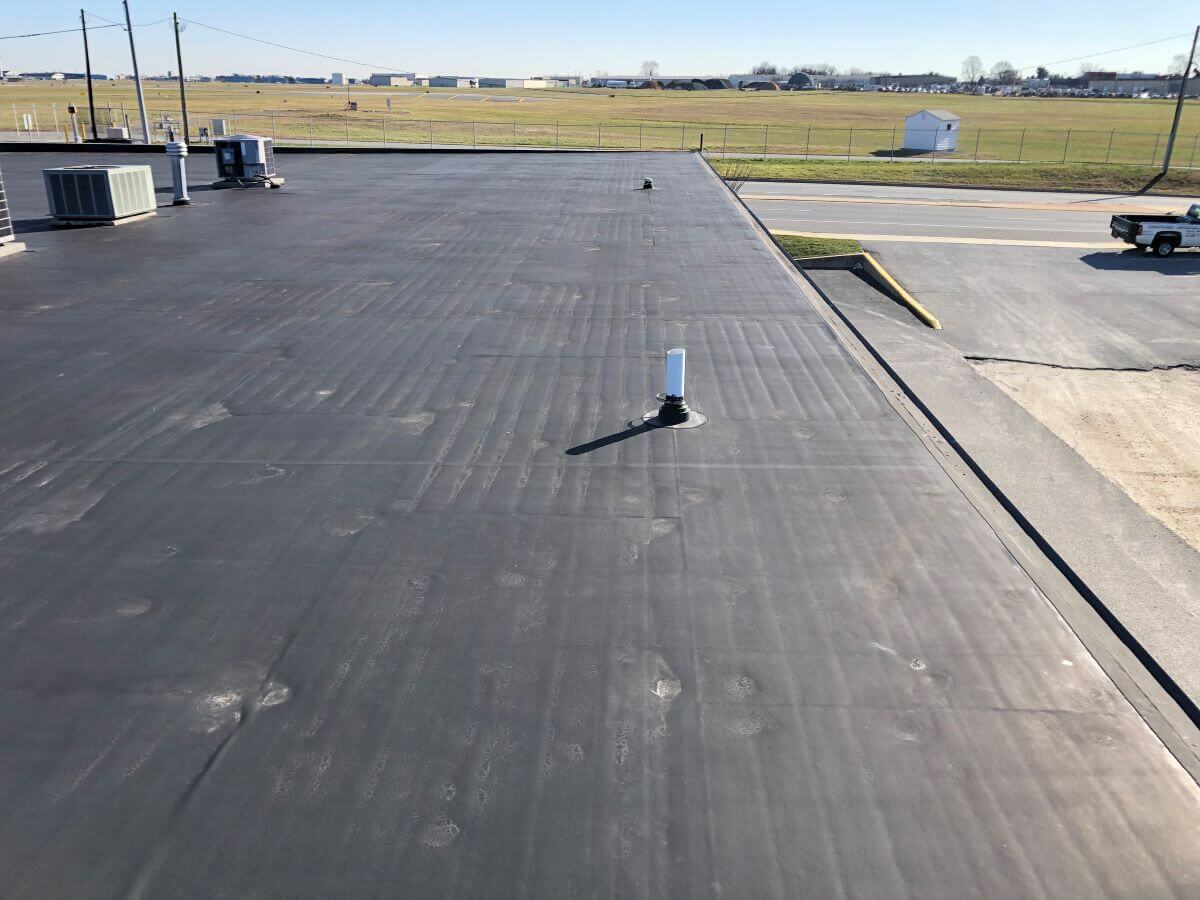 Example EPDM Flat Roof Membrane | getflatroofing.com