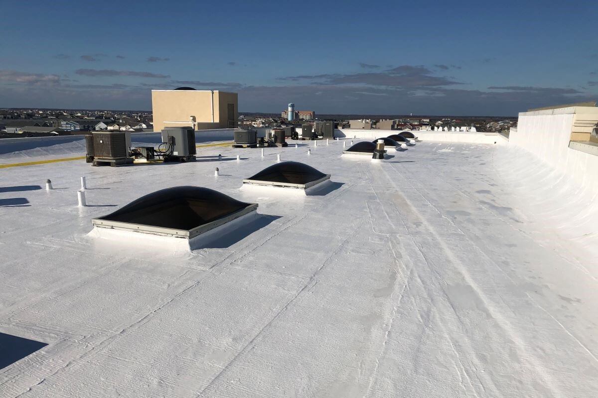 Commercial Flat Roof Coating