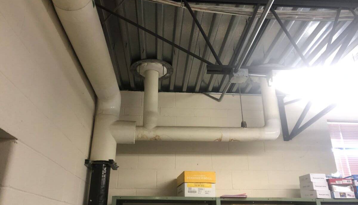 Flat Roof Inner Drain System Pipes | Flat Roof Solutions