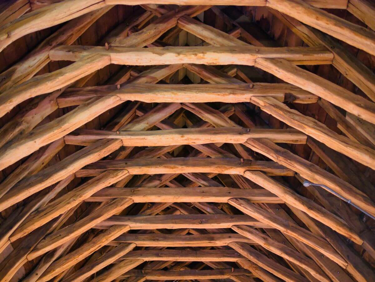 Example Wooden Ceiling Trusses